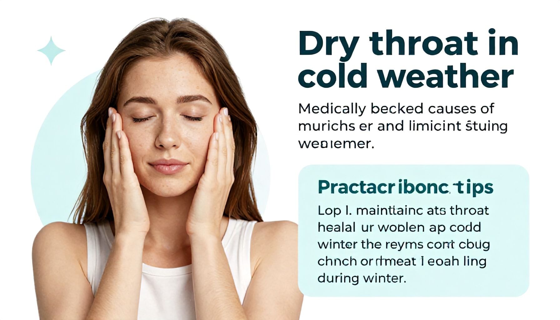 أسباب جفاف الحلق في الطقس البارد وفق الأطباء