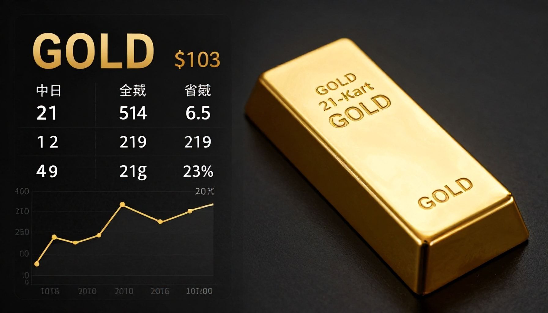 أسعار جرام الذهب اليوم مقارنة بالأيام الماضية