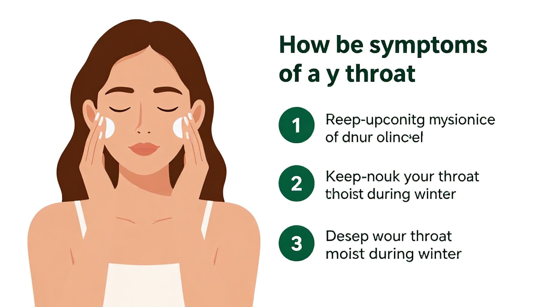 أعراض نقص رطوبة الحلق وكيفية تمييزها