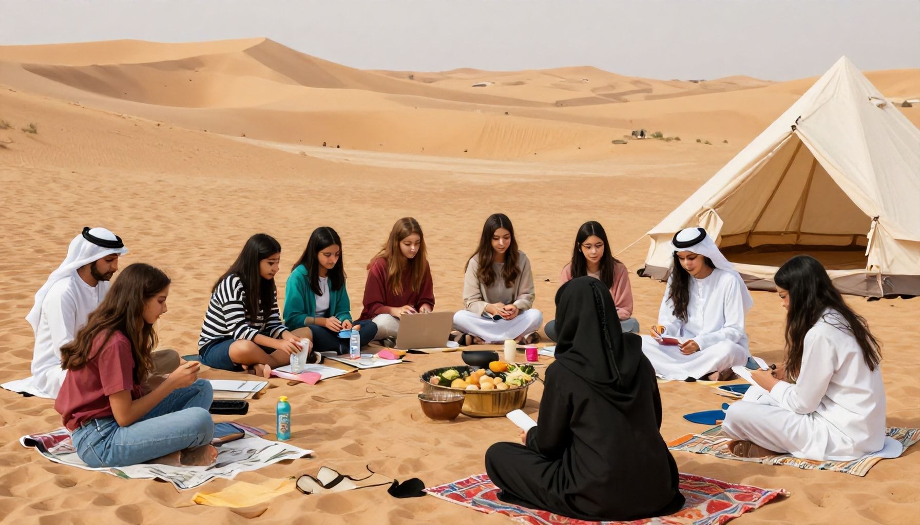 اتجاهات المراهقات الإماراتيات في الأنشطة الصيفية