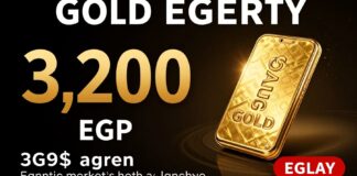 أسعار الذهب في مصر تسجل 3200 جنيه للأوقية اليوم