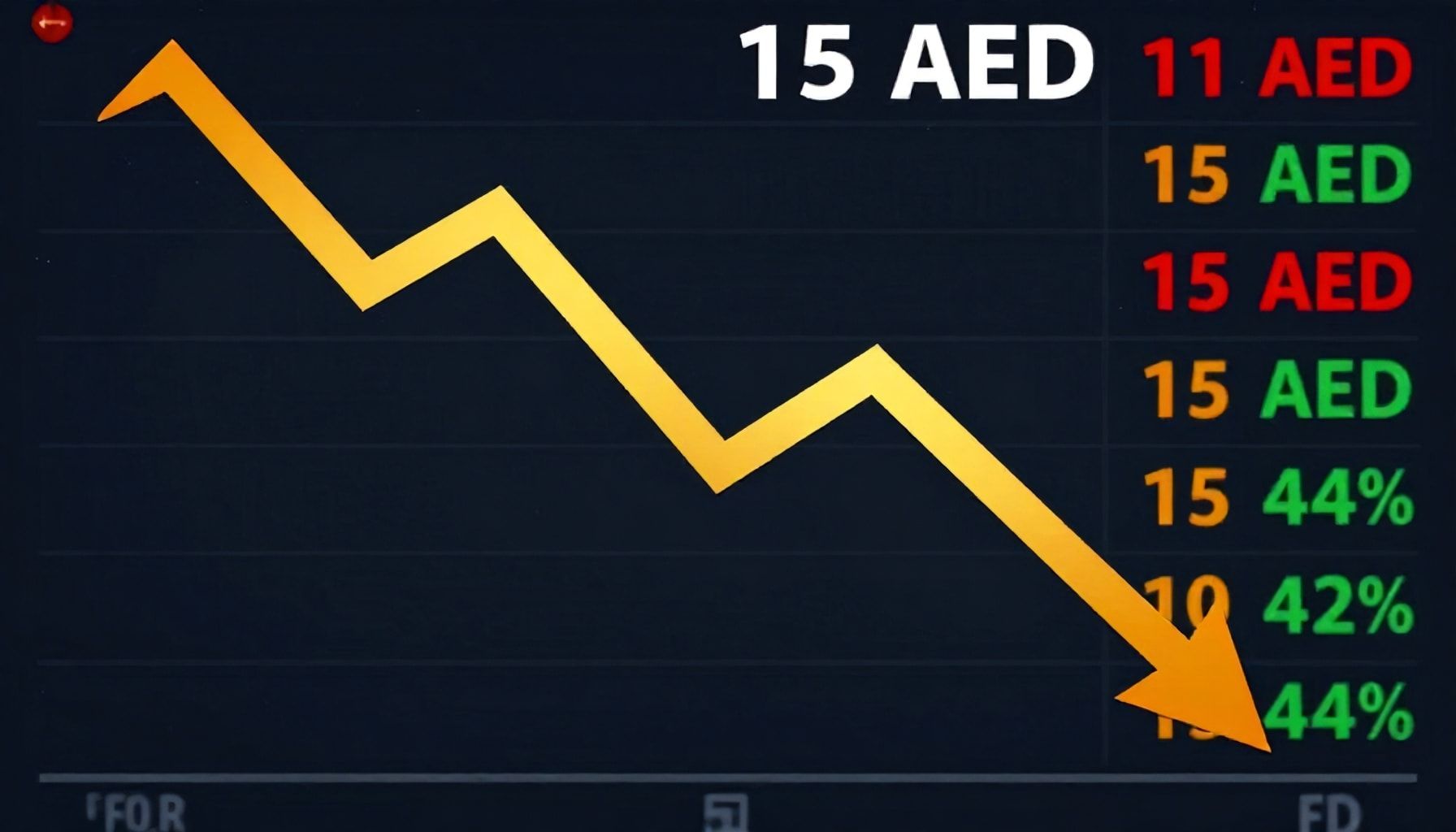 أسعار الذهب تراجع 15 درهمًا للعيار الواحد في دبي اليوم
