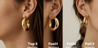 أحدث 5 تصاميم لحلق الذهب تسيطر على موضة الخريف 2024