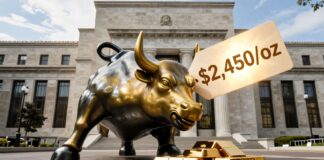 الذهب يرتفع إلى 2450 دولارًا للأونصة وسط ترقب قرارات الفائدة الأمريكية