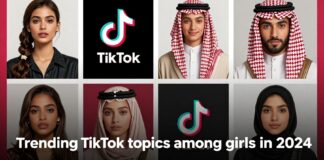 موضوعات 5 رائجة بين الفتيات السعوديات على تيك توك عام 2024