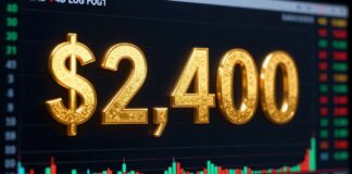 أسعار الذهب تتجاوز 2400 دولار للأوقية في تداولات اليوم المباشر