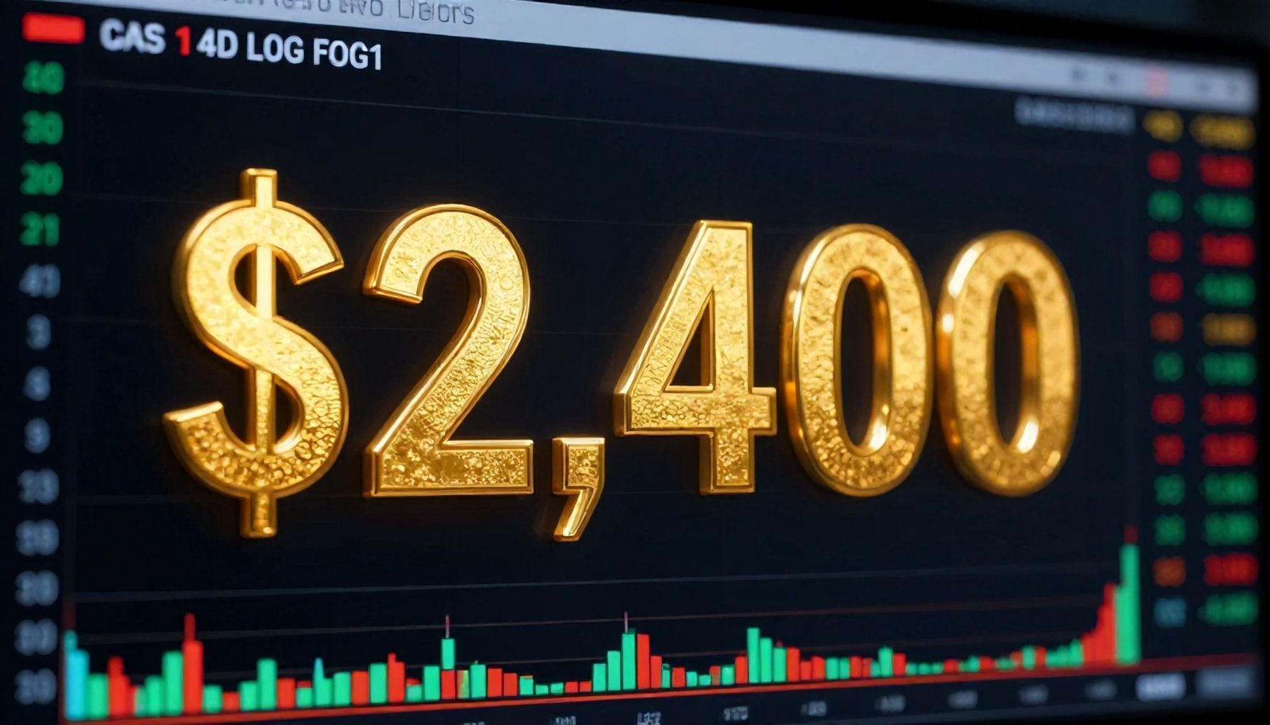 أسعار الذهب تتجاوز 2400 دولار للأوقية في تداولات اليوم المباشر