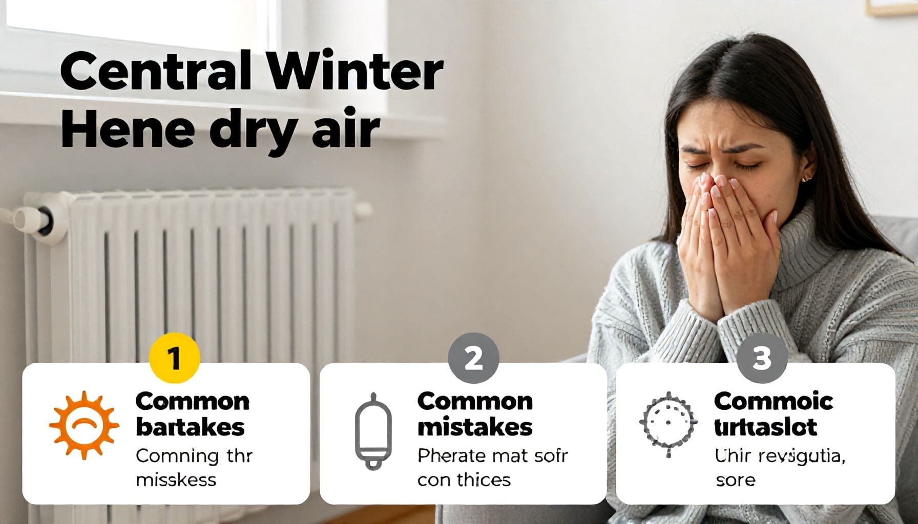 تأثير التدفئة المركزية والهواء الجاف على الصحة