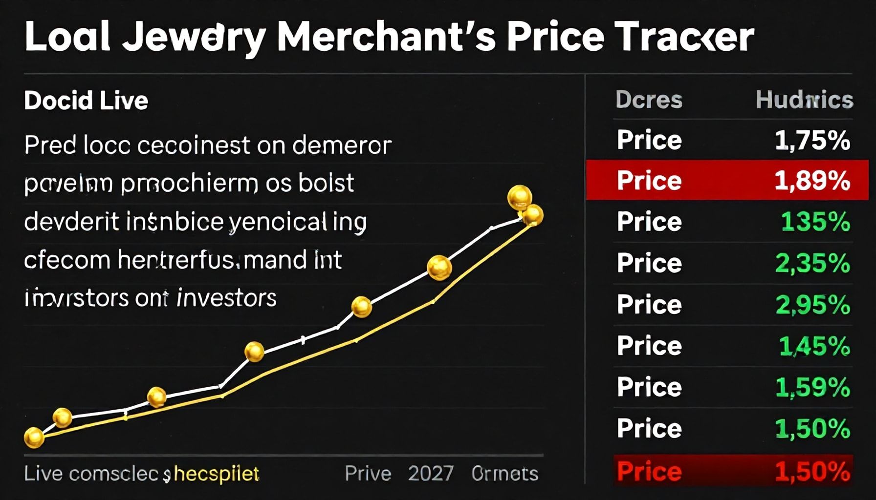 تأثير التراجع على تجار المجوهرات والمستثمرين المحليين