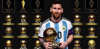 ميسي يتوج بالكرة الذهبية للمرة السابعة في ترتيب 2022