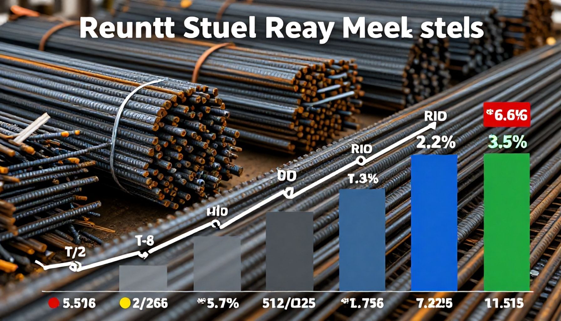تقلبات أسعار حديد التسليح في الأسابيع الأخيرة