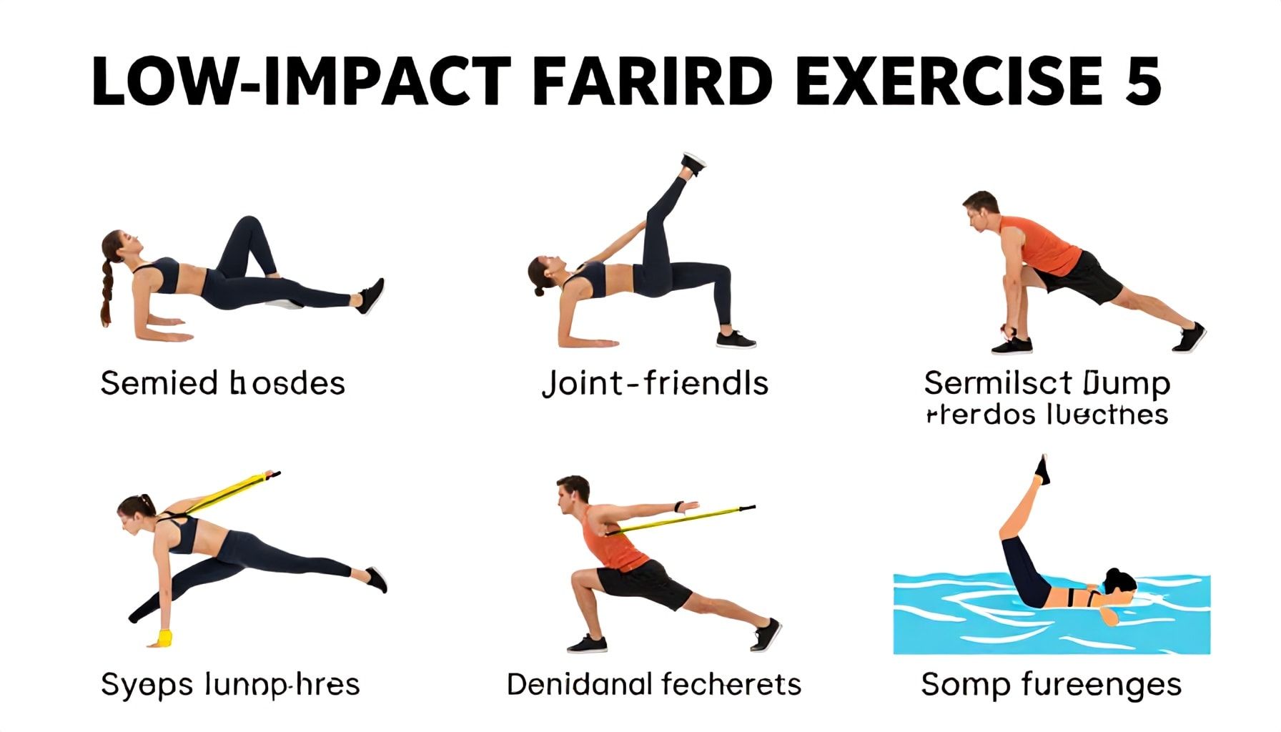 تمارين حرق الدهون دون ضغط على المفاصل