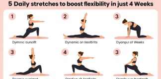 5 تمارين يومية لتعزيز المرونة في 4 أسابيع فقط