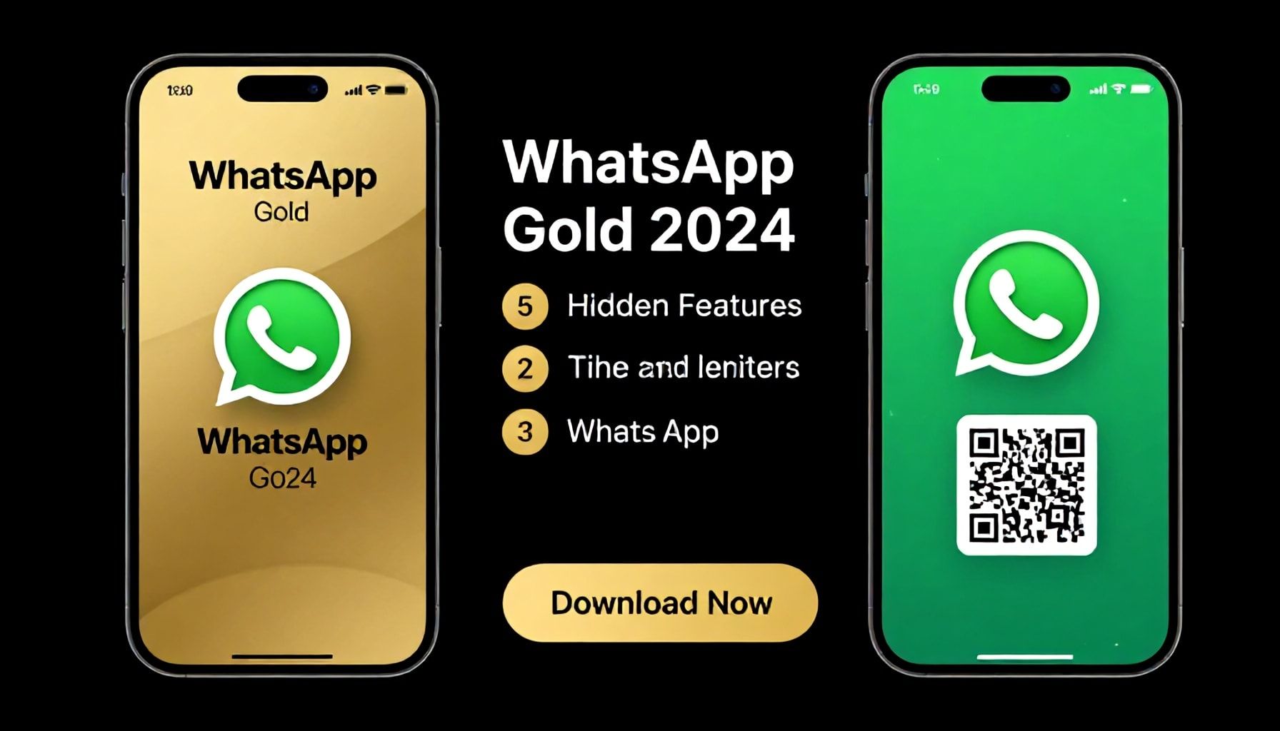 تحميل واتساب الذهبي 2024 مع 5 ميزات مخفية عن الإصدار الرسمي