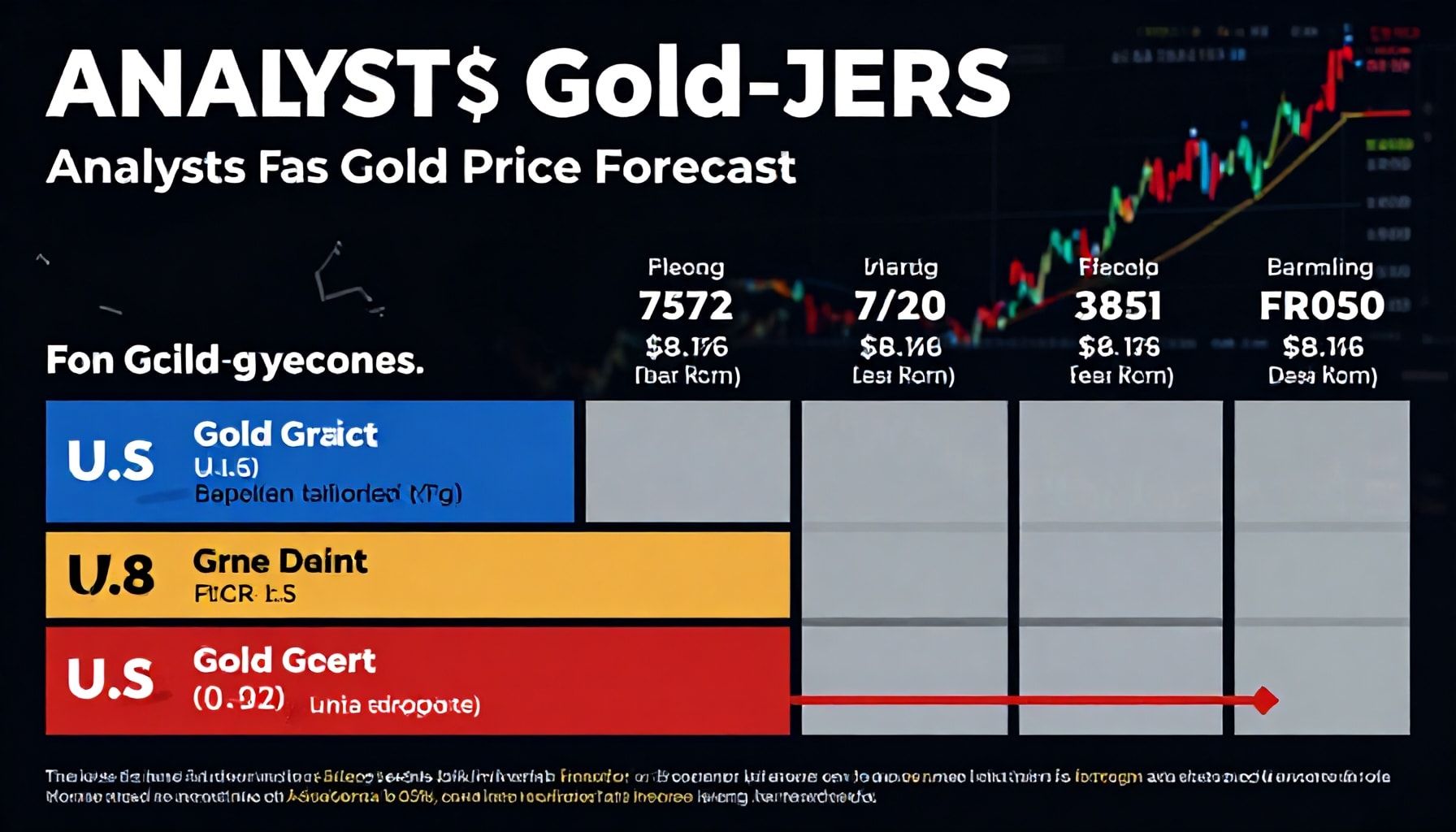 توقعات المحللين لمستقبل الذهب مع تقارير الفائدة الأمريكية
