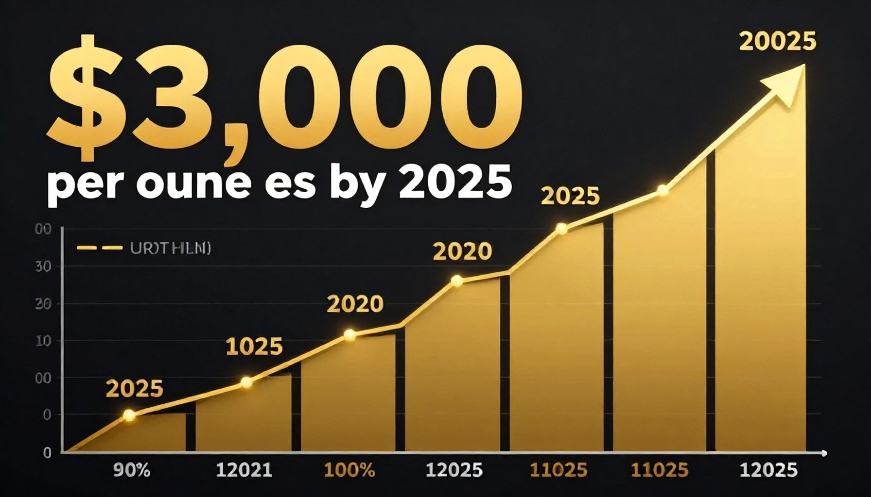 توقعات سعر الذهب يرتفع إلى 3000 دولار للأوقية بحلول 2025
