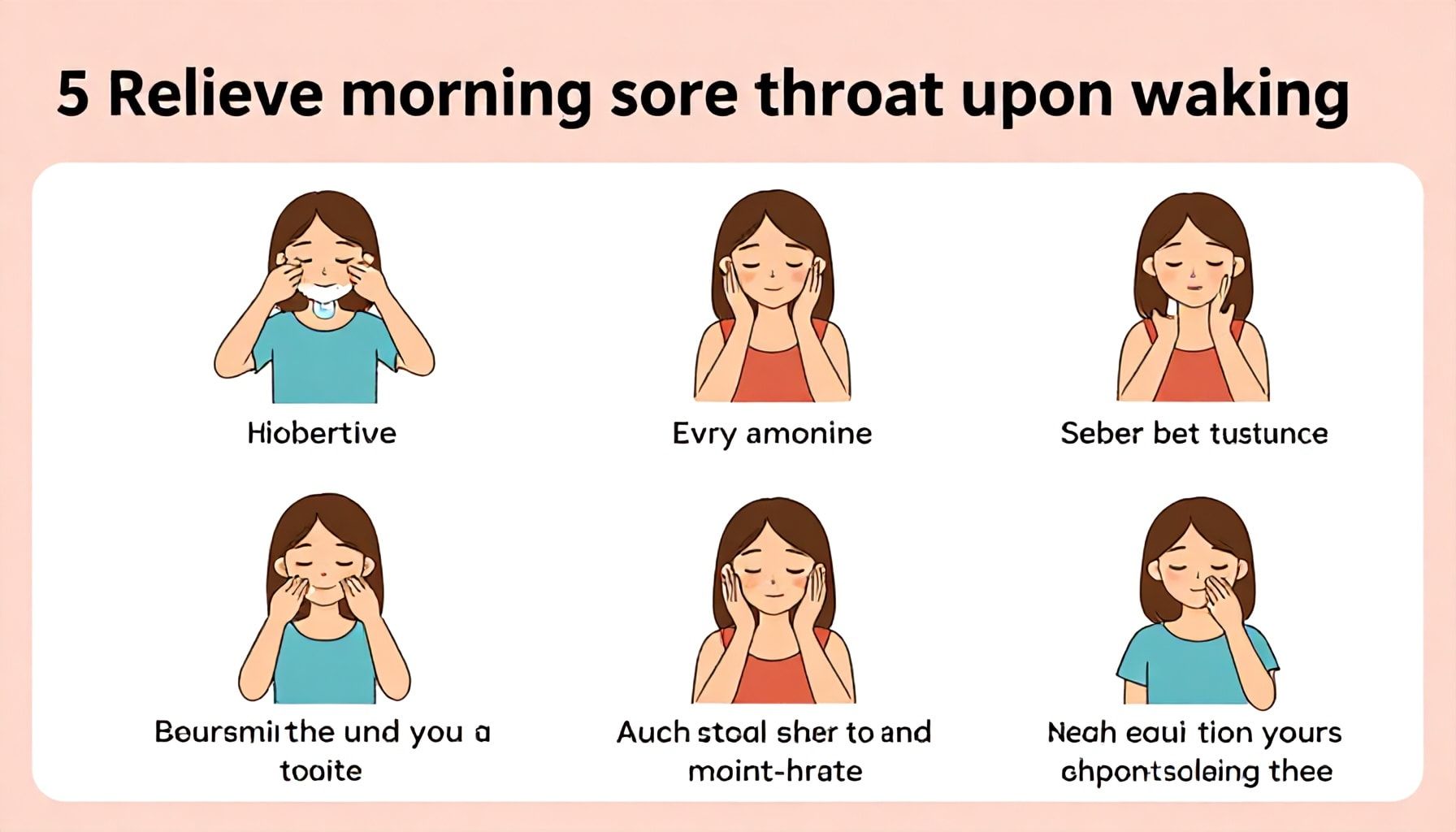 5 حلول فعالة للتخلص من التهاب الحلق عند الاستيقاظ صباحًا