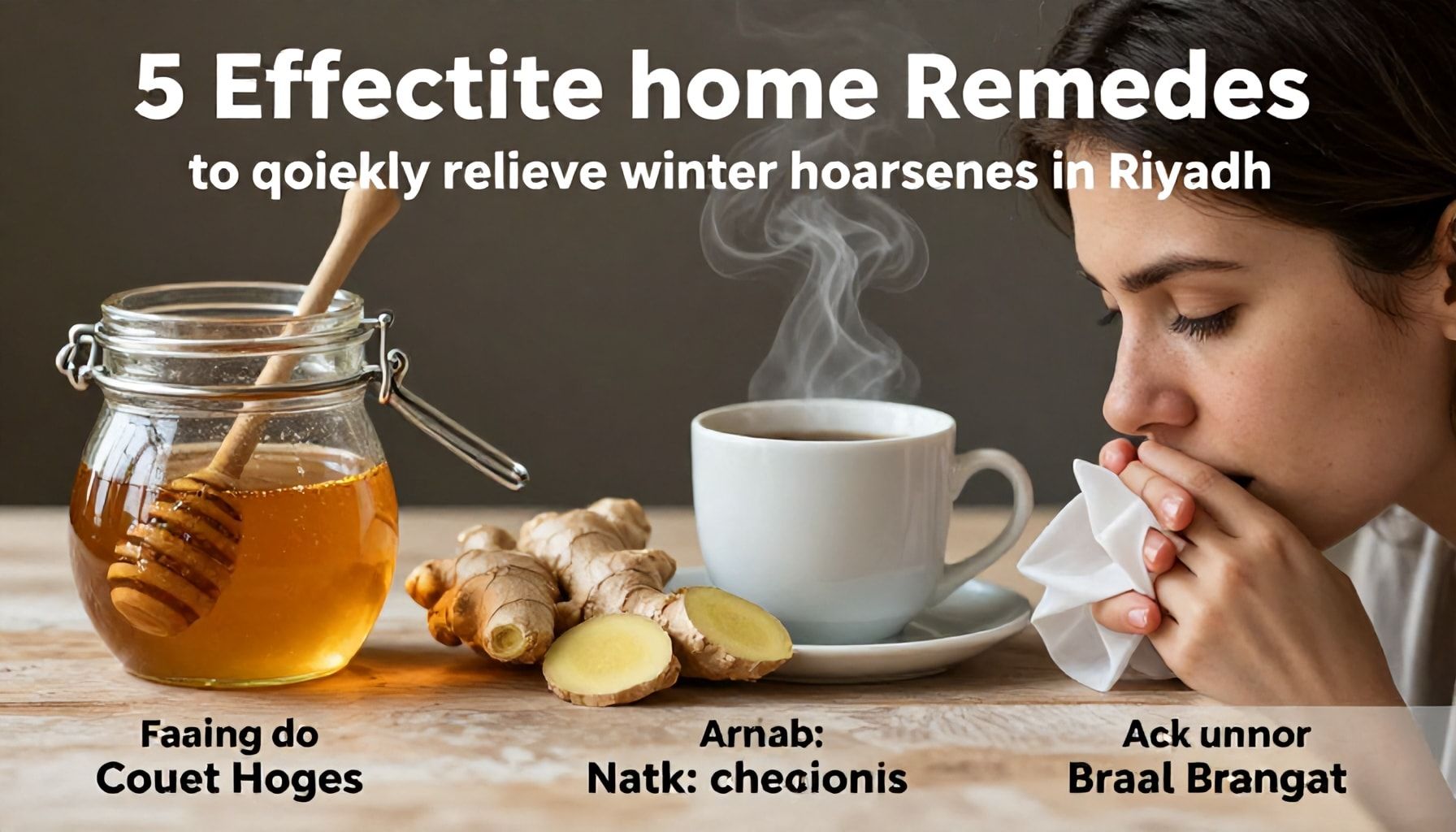 5 علاجات منزلية فعالة لتخلص من بحة الصوت خلال أيام شتاء الرياض