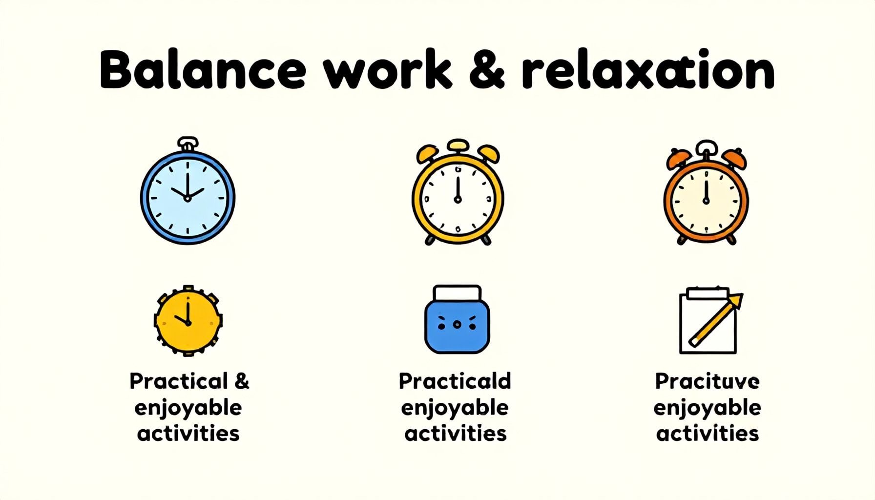 خطوات بسيطة لتنظيم وقتك بين العمل والاستجمام