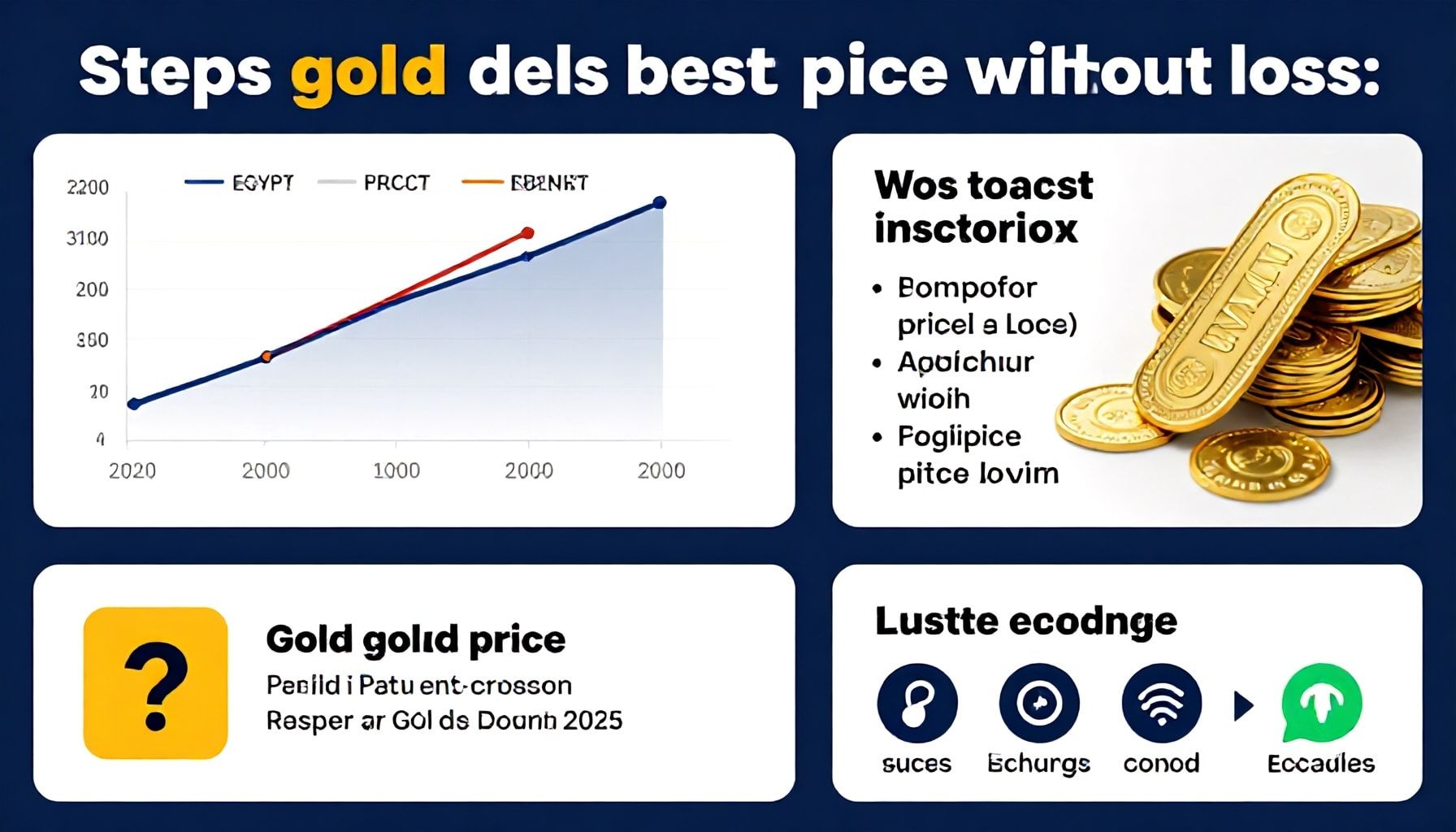 خطوات بيع الذهب بأفضل سعر دون خسارة