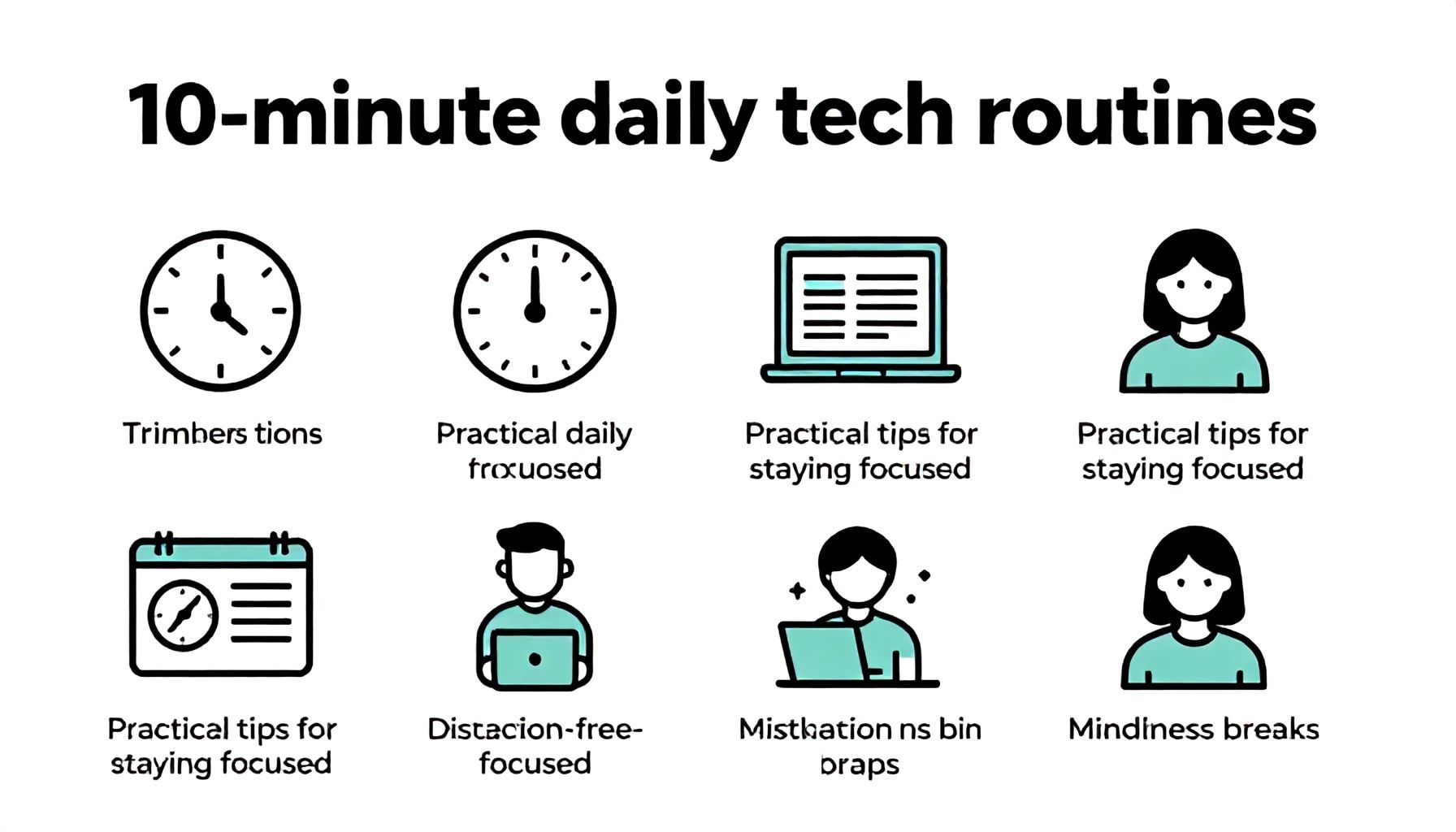 خطوات تطبيق التقنيات في 10 دقائق يوميًا