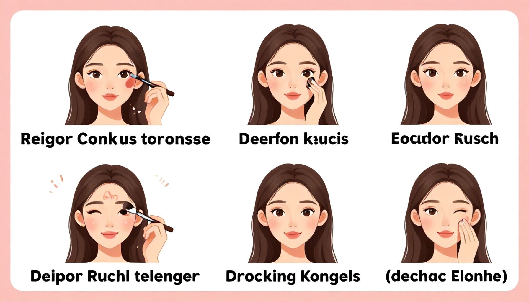 خطوات تطبيق المكياج الآمن للمبتدئات دون أخطاء