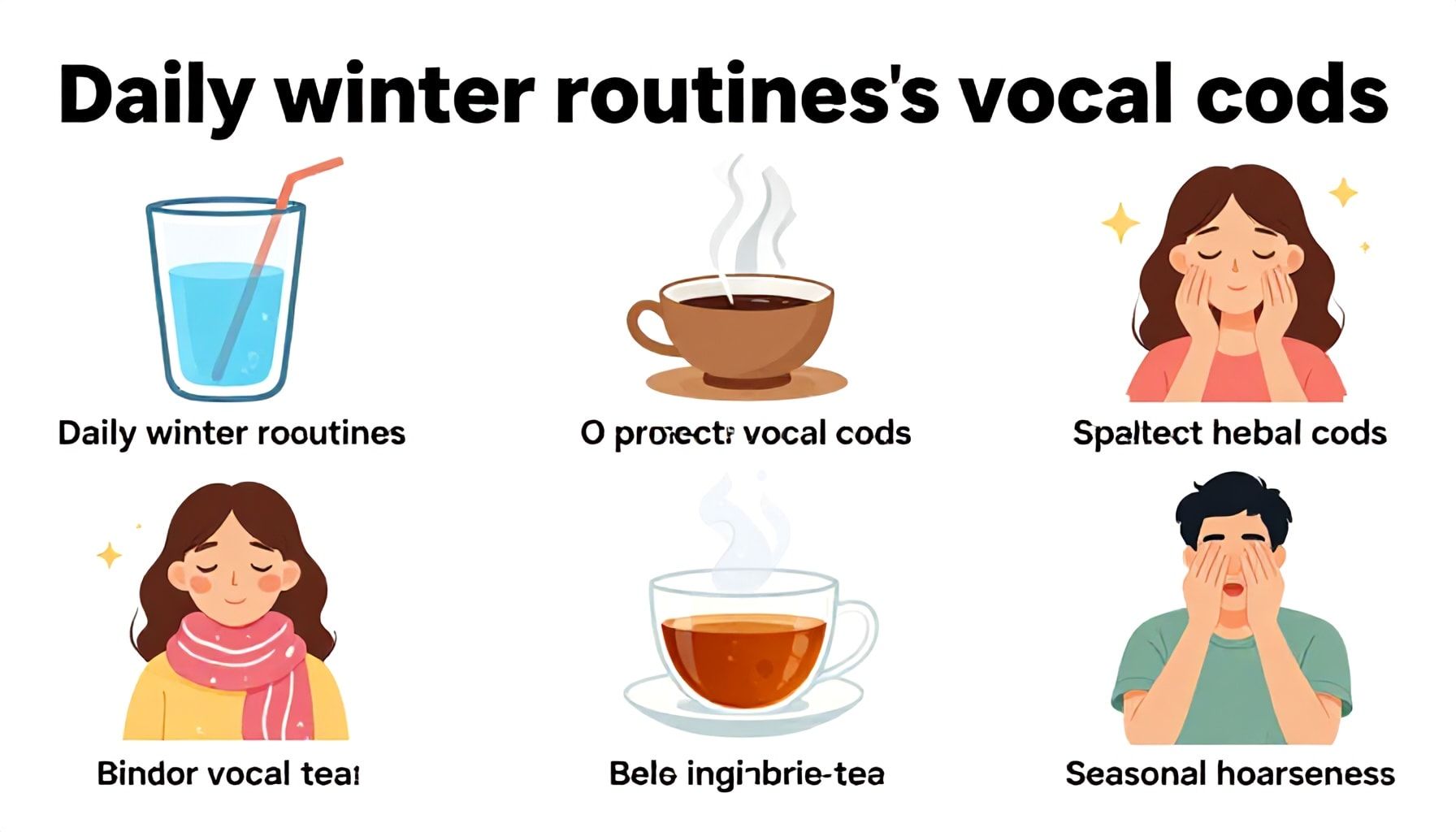خطوات يومية للحفاظ على الحبال الصوتية في الشتاء