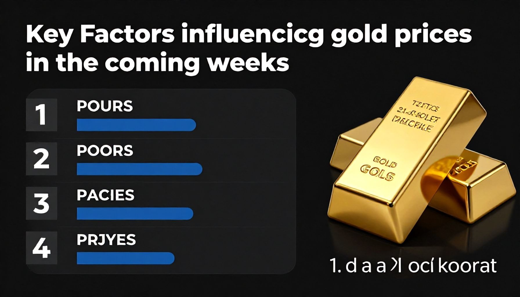 خمس عوامل تؤثر في أسعار الذهب خلال الأسابيع المقبلة