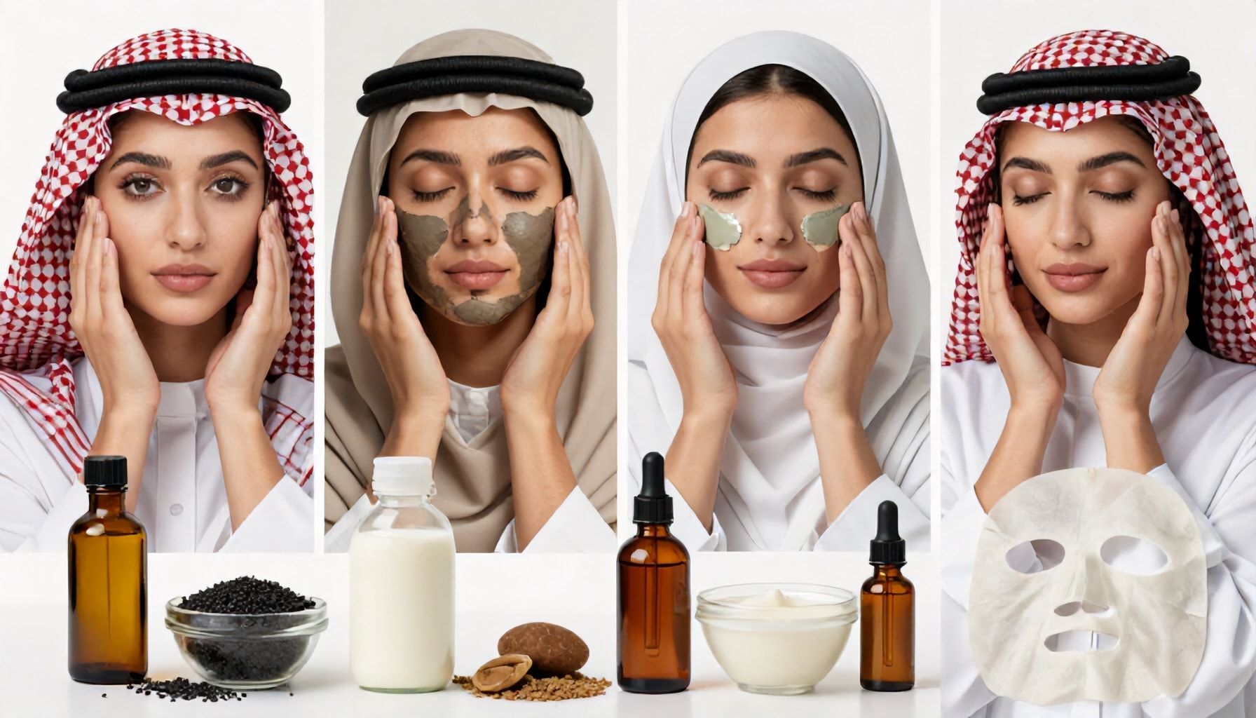 روتين العناية بالبشرة بين التقاليد الحديثة وفتيات السعودية