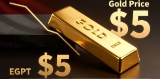 أسعار الذهب تراجع 5 دولار للأوقية في مصر اليوم