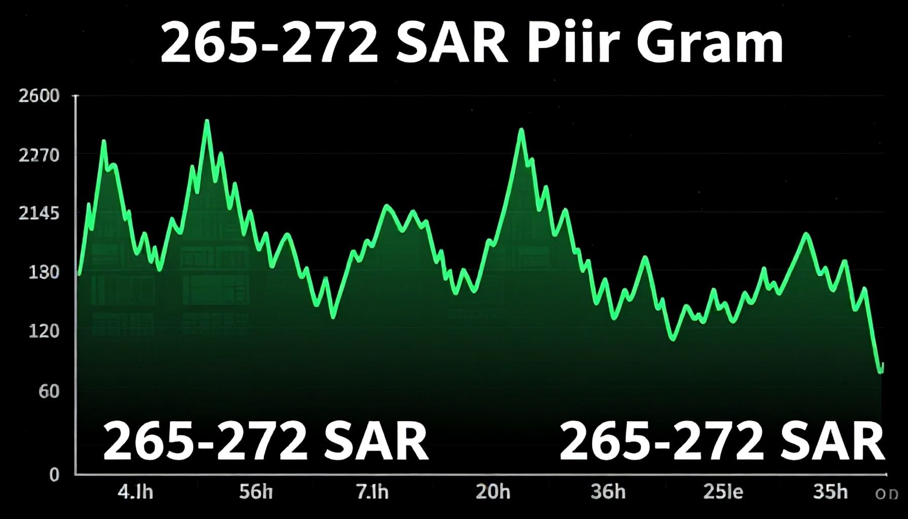 أسعار الذهب اليوم في السعودية تراوح بين 265 و272 ريالاً للجرام