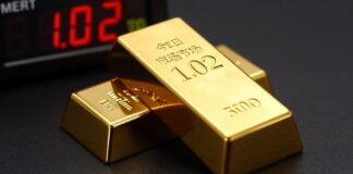 سبيكة الذهب عيار 50 جرامًا تسجل 1.02 بيتكوين في السوق اليوم