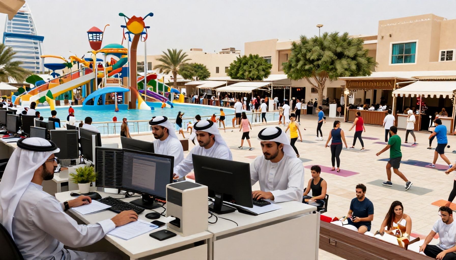 صيف الإمارات بين العمل والترفيه