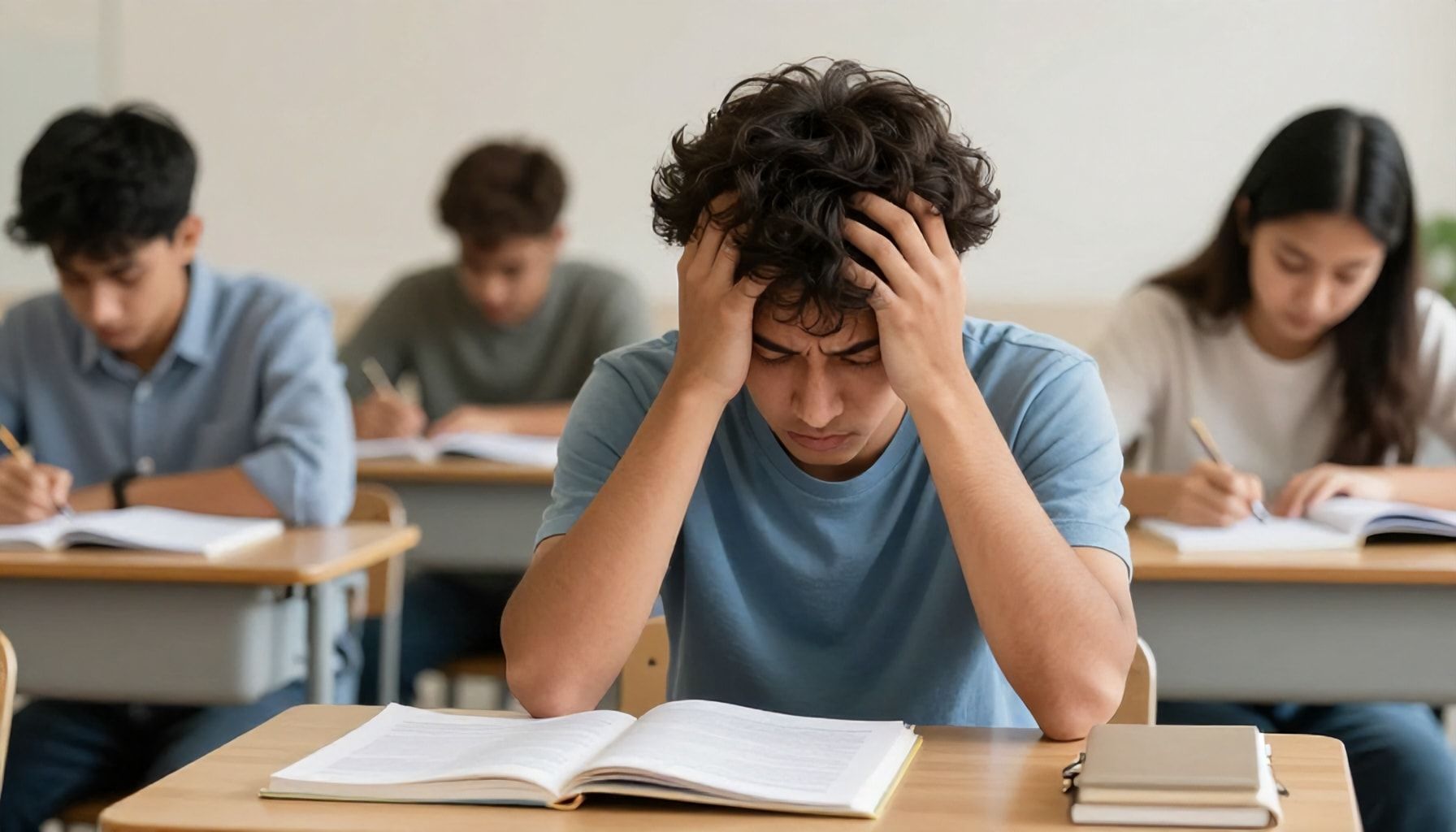 ضغوط الامتحانات وأثرها على أداء الطلاب في الخليج