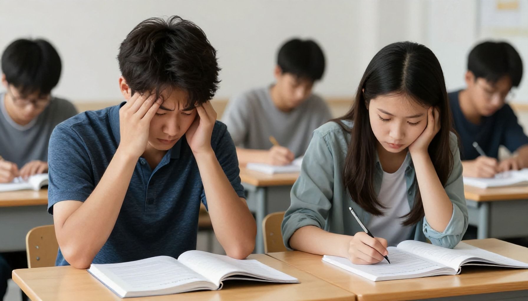 ضغوط الامتحانات وأثرها على أداء الطلاب النفسي والأكاديمي