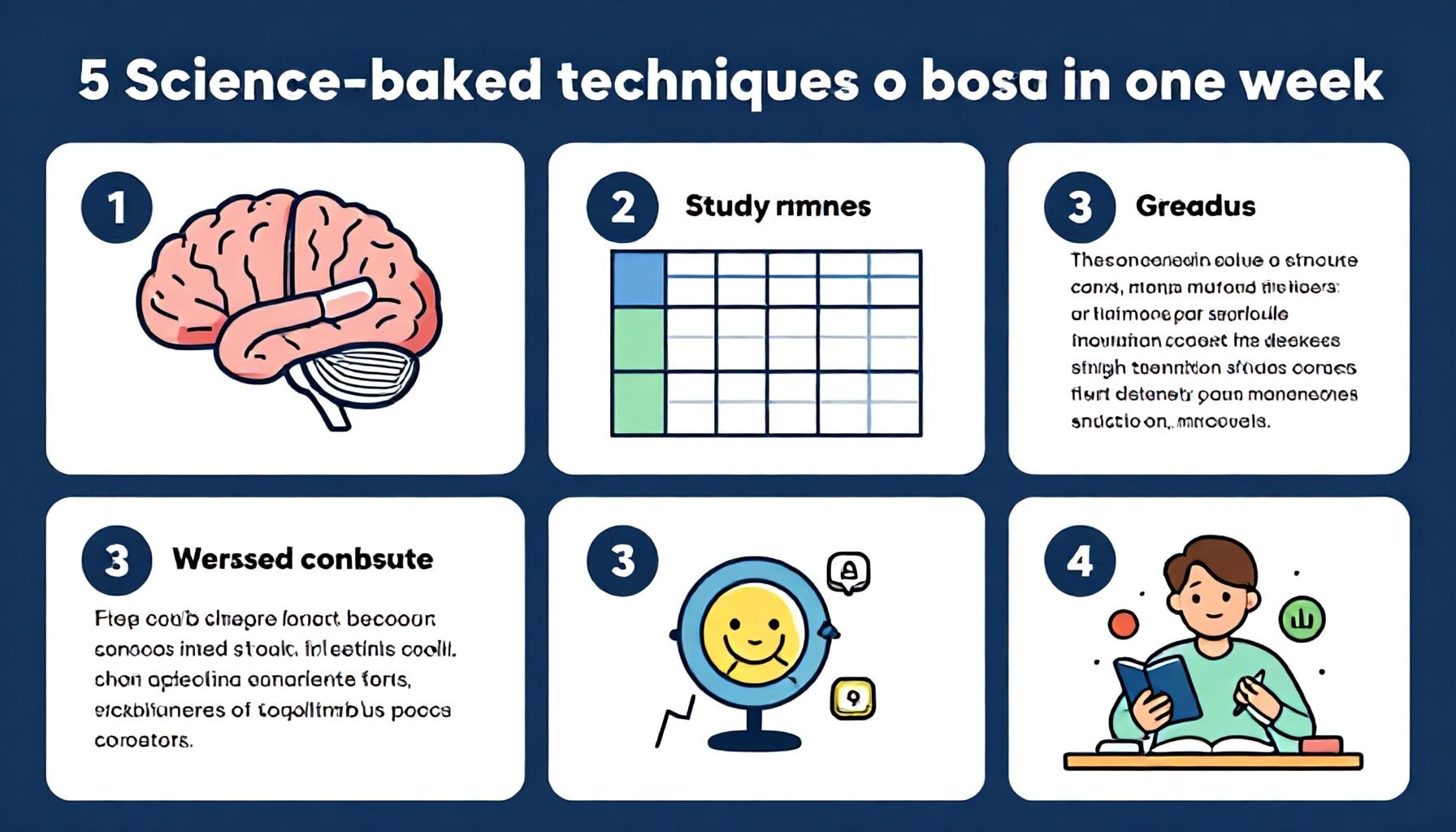 5 تقنيات علمية لتعزيز الذاكرة في أسبوع واحد