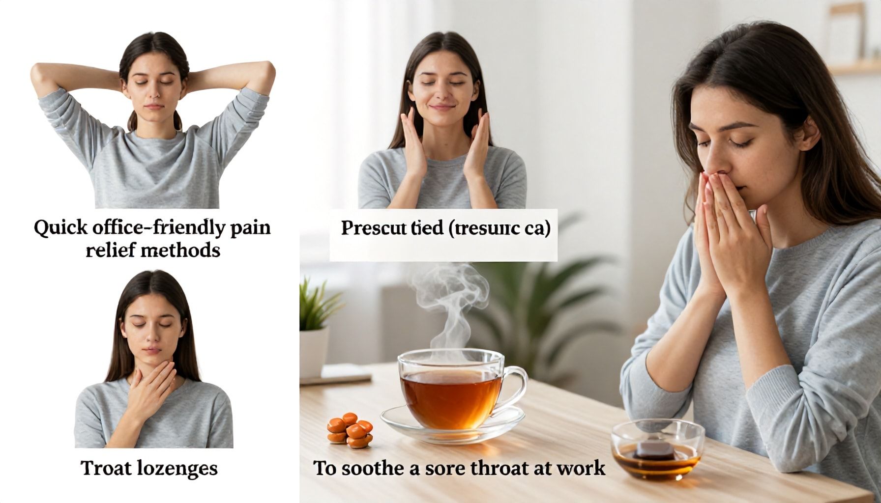 طرق سريعة لتخفيف الألم دون مغادرة المكتب