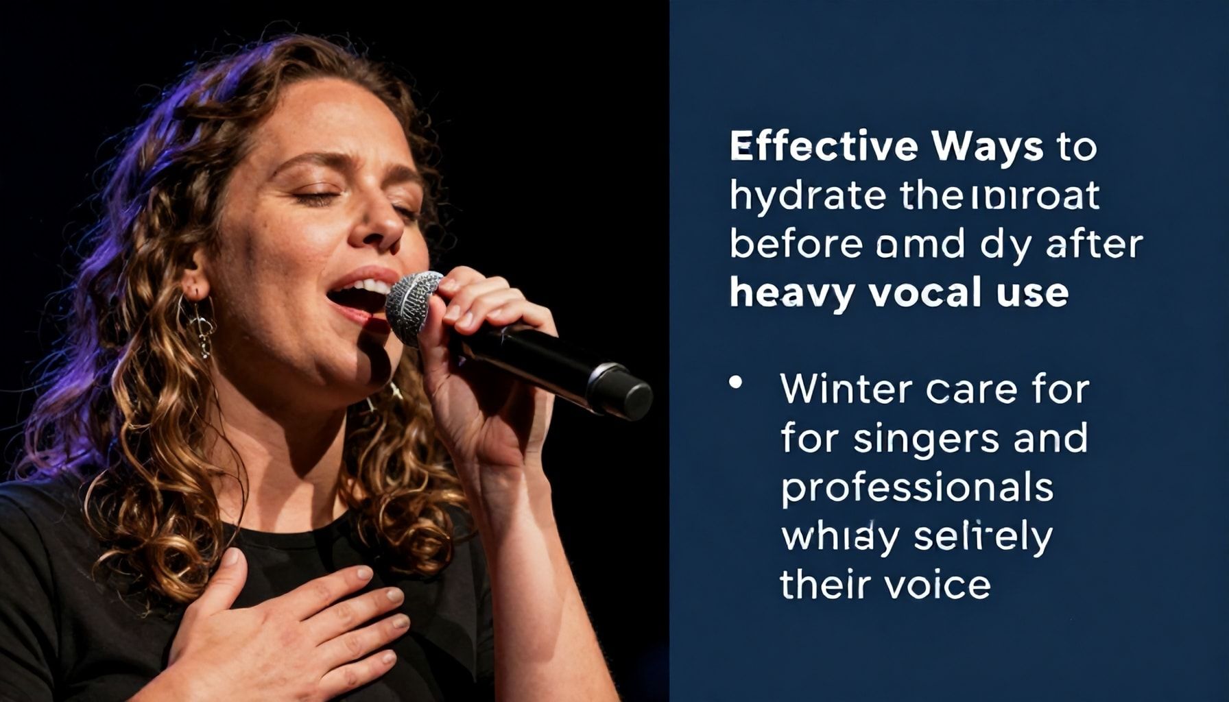 طرق فعالة لترطيب الحلق قبل وبعد الاستخدام المكثف