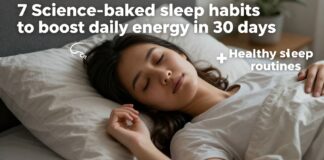 7 عادات نوم علمية لتحسين الطاقة اليومية في 30 يومًا