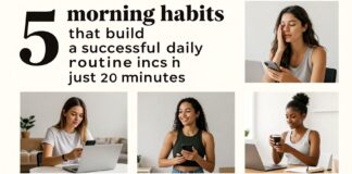 5 عادات صباحية تبني روتينًا يوميًا ناجحًا في 20 دقيقة فقط