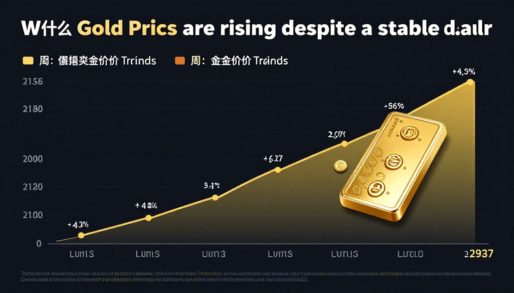 عوامل ارتفاع الذهب رغم استقرار الدولار