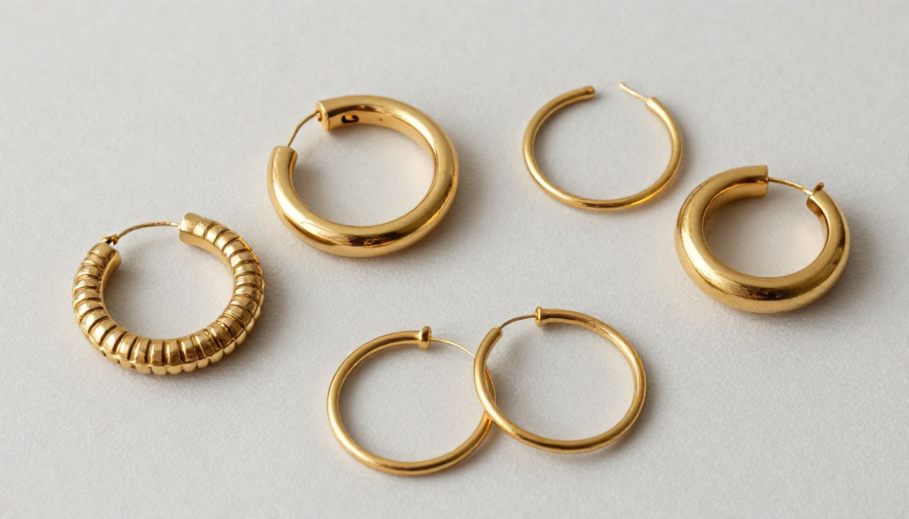 عودة حلق الذهب الكلاسيكية بمسحة عصرية