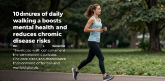 10 دقائق من المشي اليومي تعزز الصحة العقلية وتقلل مخاطر الأمراض المزمنة