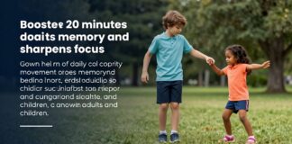 الحركة اليومية 20 دقيقة تعزز الذاكرة وتقوي التركيز عند الكبار والصغار