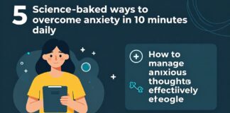 5 طرق علمية للتغلب على القلق في 10 دقائق يوميًا