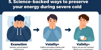 5 طرق علمية للحفاظ على طاقتك أثناء نزلات البرد الشديدة