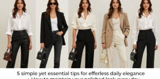 5 نصائح أساسية للحفاظ على أناقتك اليومية دون تعقيدات