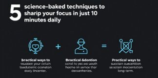 5 تقنيات علمية لتحسين تركيزك خلال 10 دقائق يوميًا