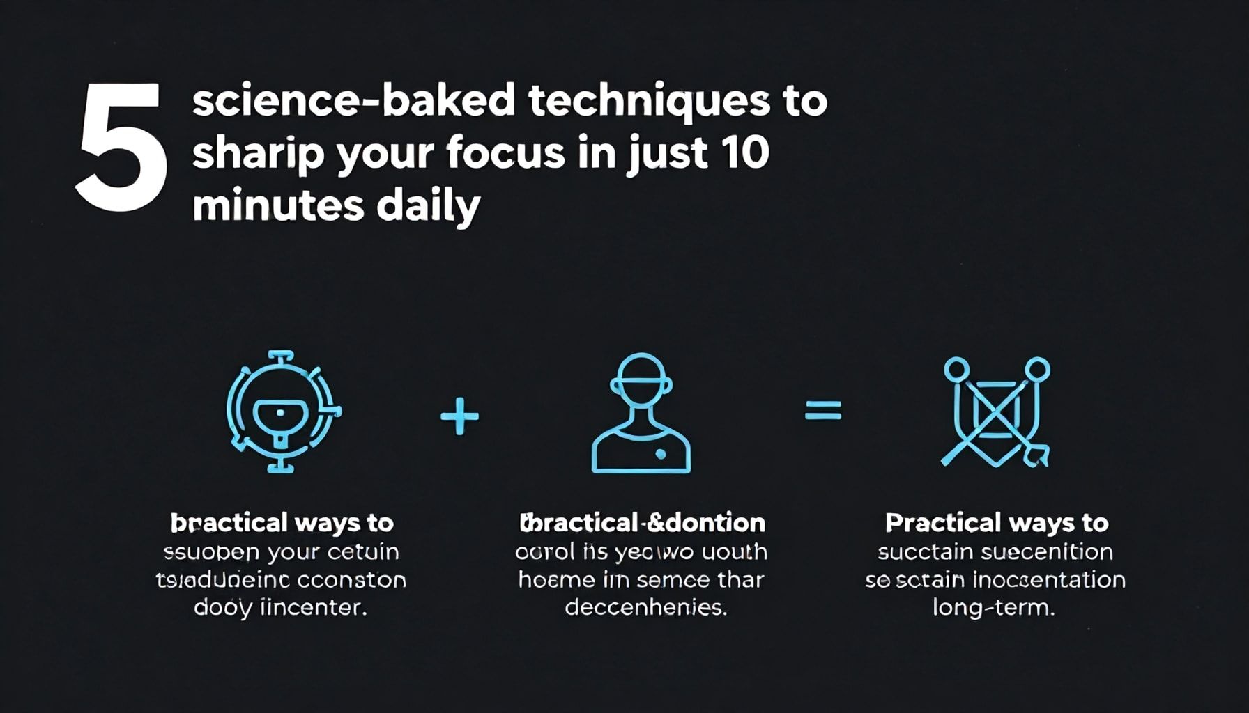 5 تقنيات علمية لتحسين تركيزك خلال 10 دقائق يوميًا