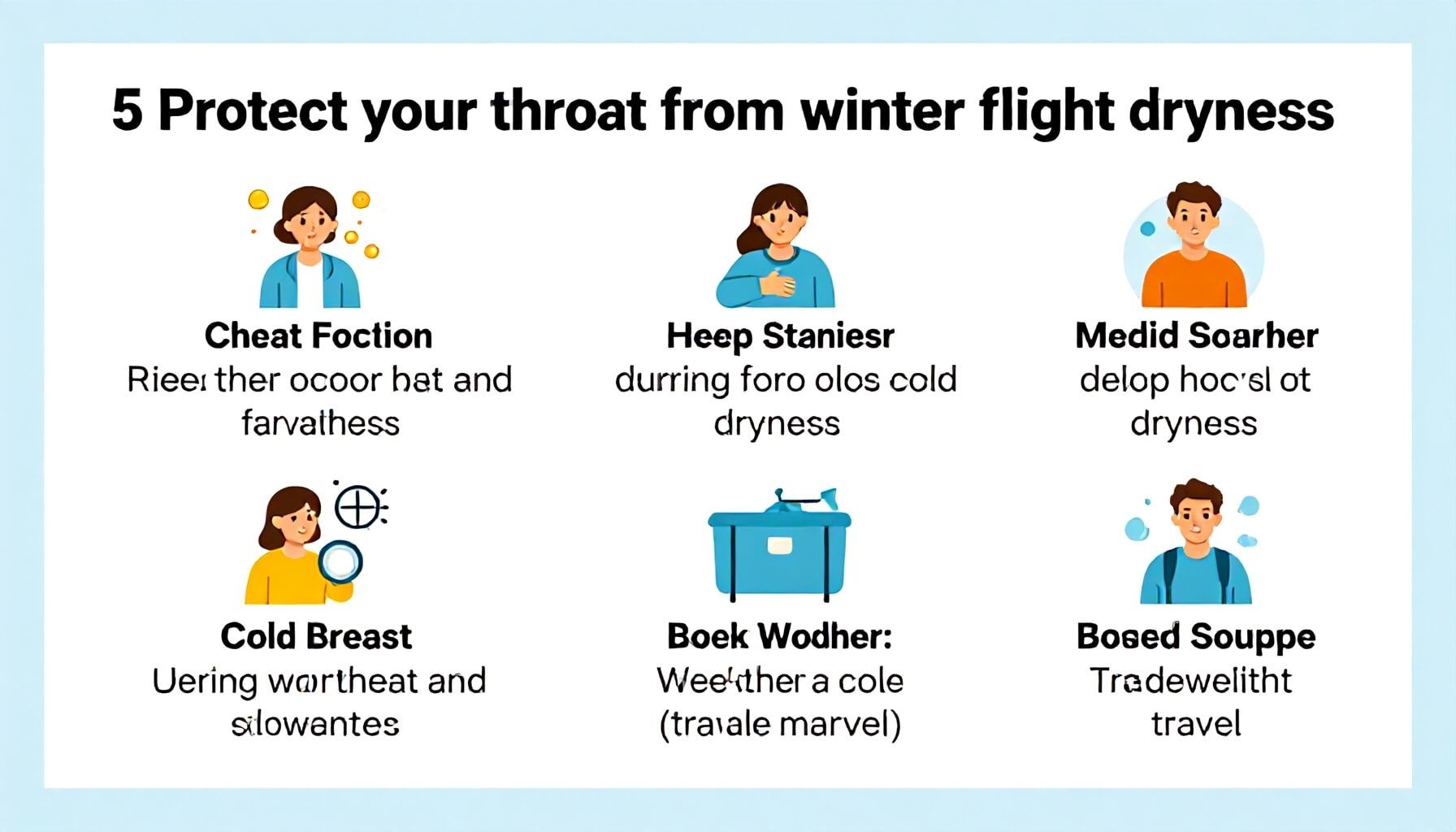 5 نصائح طبية لحماية الحلق من جفاف الطيران في الشتاء